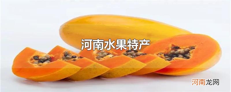 河南水果特产