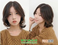 韩式中短发发型扎法图片 知性又有女人味