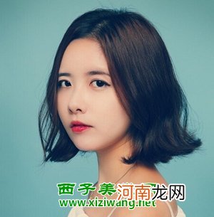 韩式中短发发型扎法图片 知性又有女人味