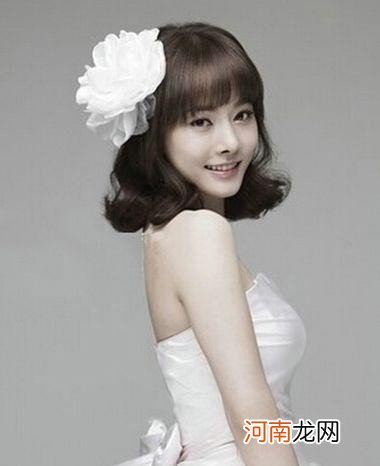 10款短发新娘韩式发型 短发韩式新娘发型