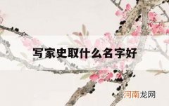 写家史取什么名字好_写家史应该怎么写