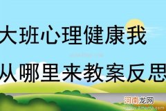 大班心理健康活动让自己高兴教案反思