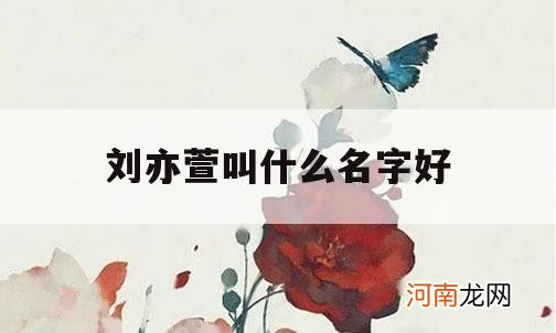 刘亦萱叫什么名字好_刘艺萱名字怎么样