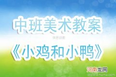 中班美术小鸡和小鸭教案反思