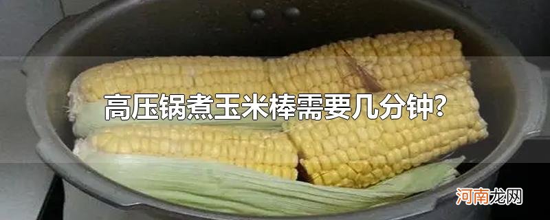 高压锅煮玉米棒需要几分钟?