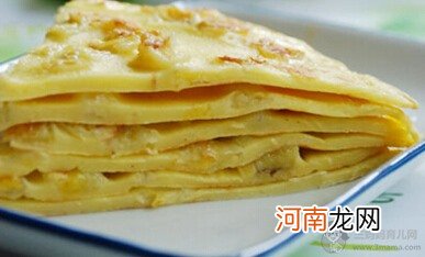 0—1岁宝宝食谱：蛋奶摊饼