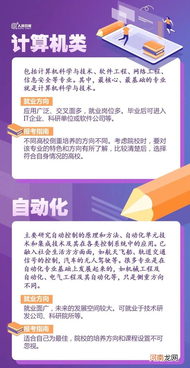 就业方向和报考指南来了 大学专业及就业方向汇总