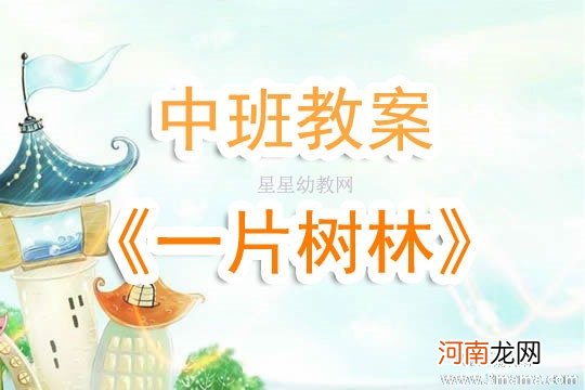 中班美术秋天的树林教案反思