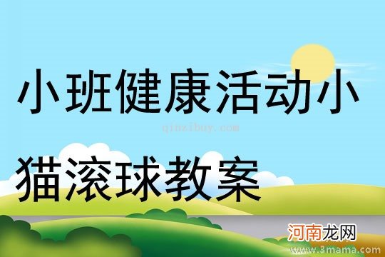 小班健康小猫滚球教案