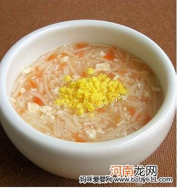 孕妇补钙食谱：胡萝卜豆腐肉泥