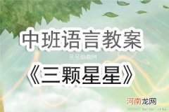 中班语言活动一起钓星星教案反思