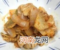 减肥食谱：泡菜猪肉