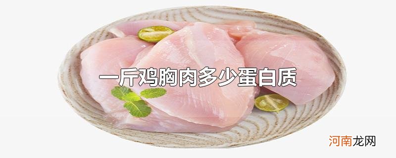 一斤鸡胸肉多少蛋白质