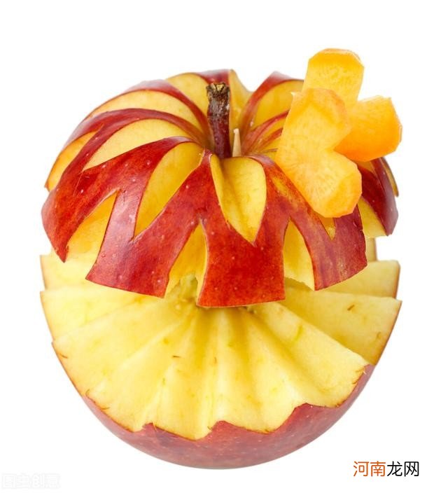 苹果手工雕刻作品 简单易学的苹果雕刻图解