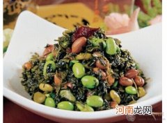 儿童营养食谱：豌豆炒雪菜