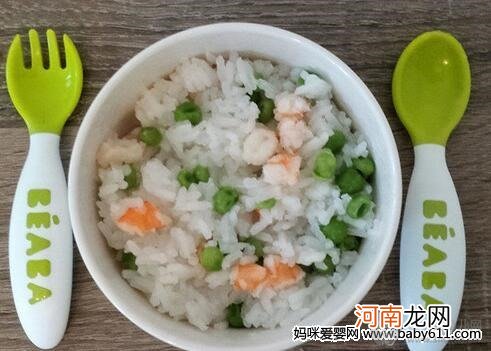 一岁半宝宝食谱：虾仁豌豆饭