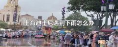 上海迪士尼遇到下雨怎么办