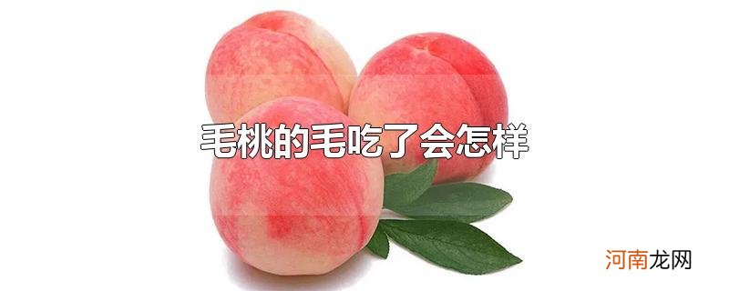 毛桃的毛吃了会怎样