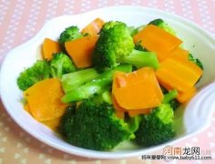 儿童菜谱蔬菜类：胡萝卜西兰花