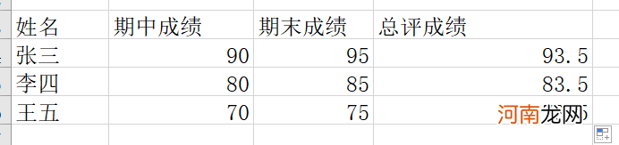 excel怎么利用公式计算总评成绩优质