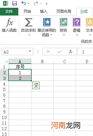 excel怎么排序号1234要两排12345优质