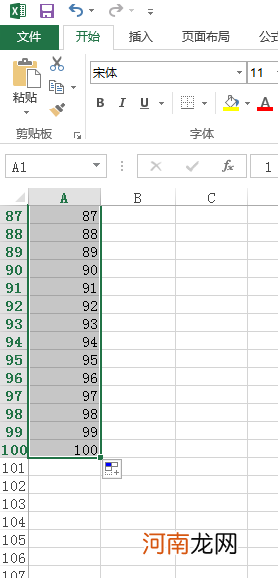excel怎么拉不出1至100优质