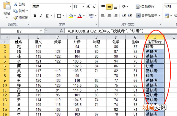 excel缺考的怎么用函数排名优质