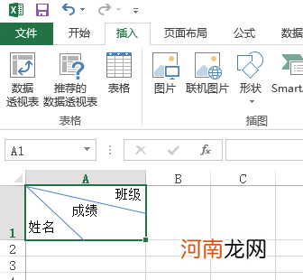 excel表格三分斜线表头怎么做优质