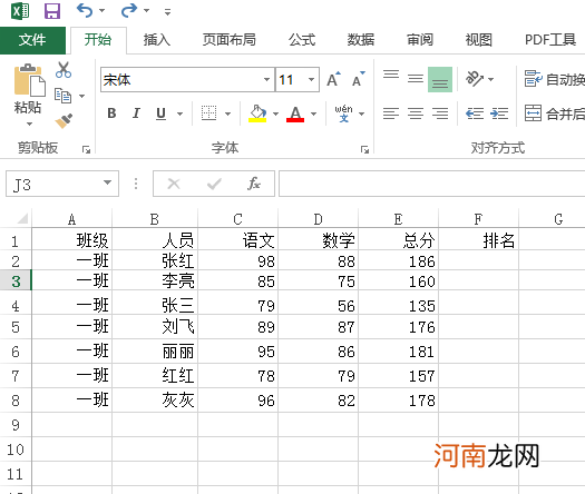 excel怎么排序并显示排名优质