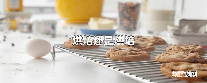 烘焙还是烘培