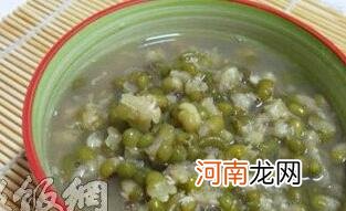 儿童食谱粥类： 翠花绿豆粥