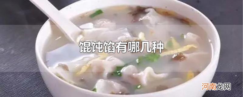 馄饨馅有哪几种