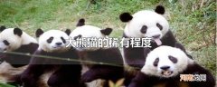 大熊猫的稀有程度