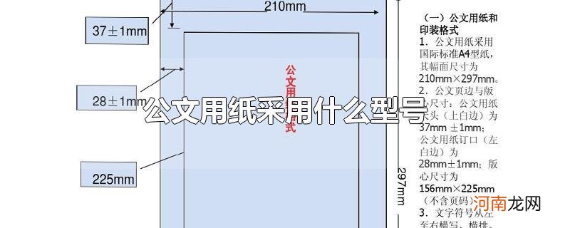 公文用纸采用什么型号