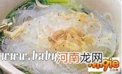 孕妇食谱：虾皮粉丝煲