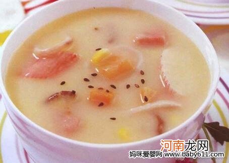 儿童食谱粥类：蔬菜浓汤