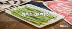 贡菜涮火锅煮多久