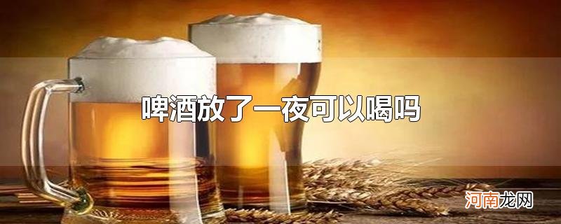 啤酒放了一夜可以喝吗