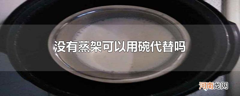 没有蒸架可以用碗代替吗