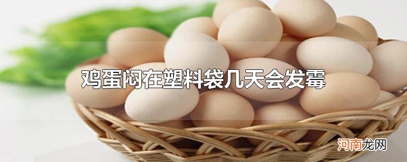 鸡蛋闷在塑料袋几天会发霉