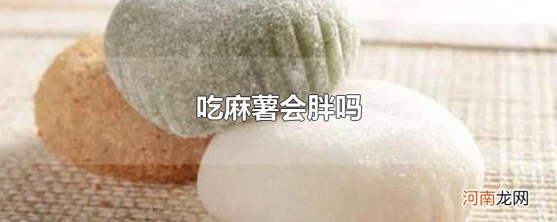 吃麻薯会胖吗