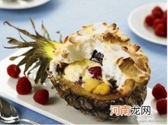 孕早期补钙食谱：广东菠萝炒饭