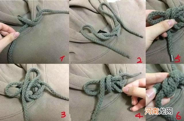 史上最全最实用的卫衣绳打结法 卫衣带子系法