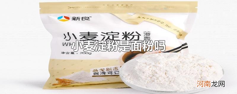 小麦淀粉是面粉吗