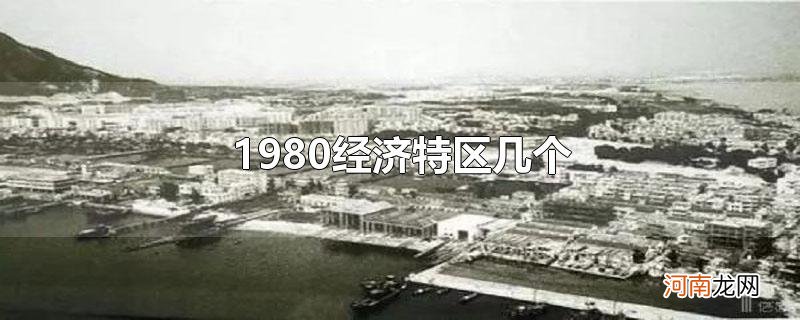 1980经济特区几个