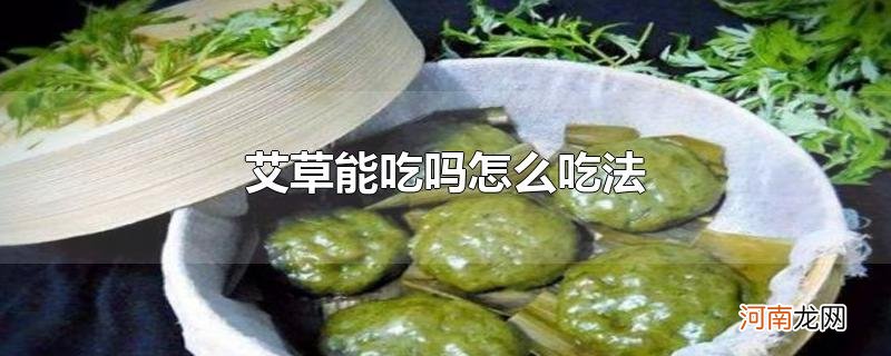 艾草能吃吗怎么吃法