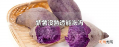 紫薯没熟透能吃吗
