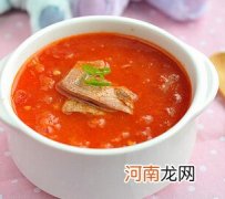 月子食谱：猪肝西红柿浓汤