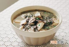 孕妇补钙食谱：虾皮紫菜豆腐羹