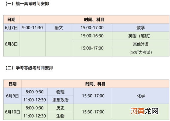 2021高考结束是几月几号 是在哪一天优质